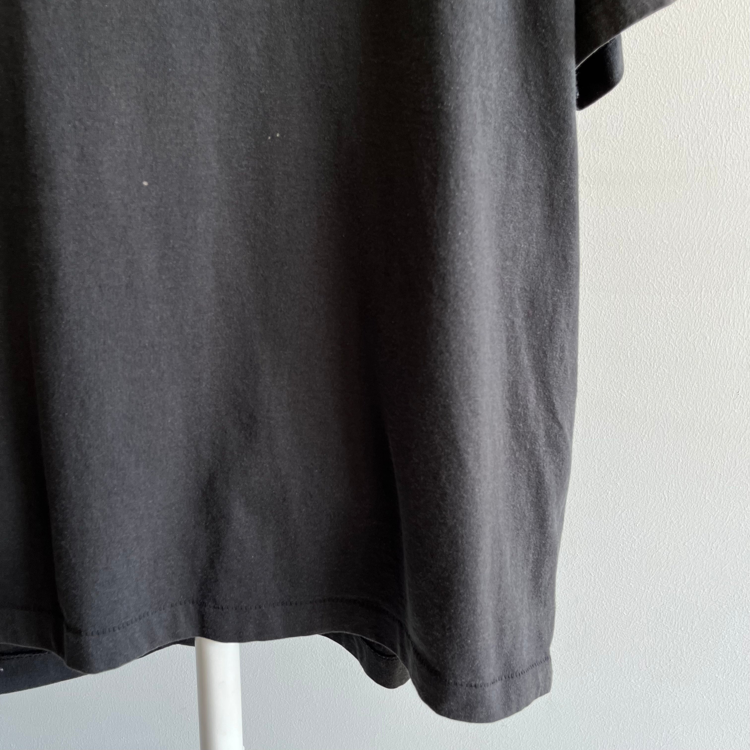 1990s FOTL Faded Blank Black T-Shirt