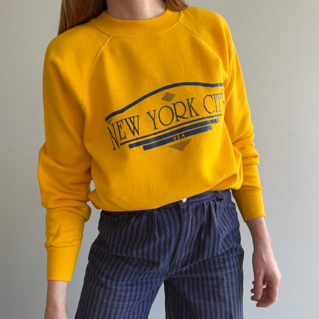 1980s Never Worn "New York City" Sweatshirt by Velva Sheen