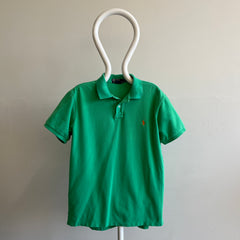 Polo Ralph Lauren vert écume de mer foncé des années 1990/2000