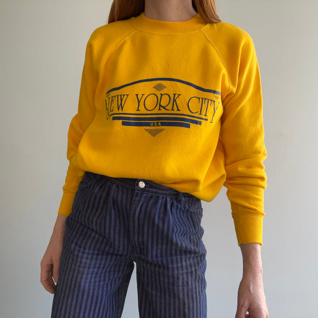 1980s Never Worn "New York City" Sweatshirt by Velva Sheen