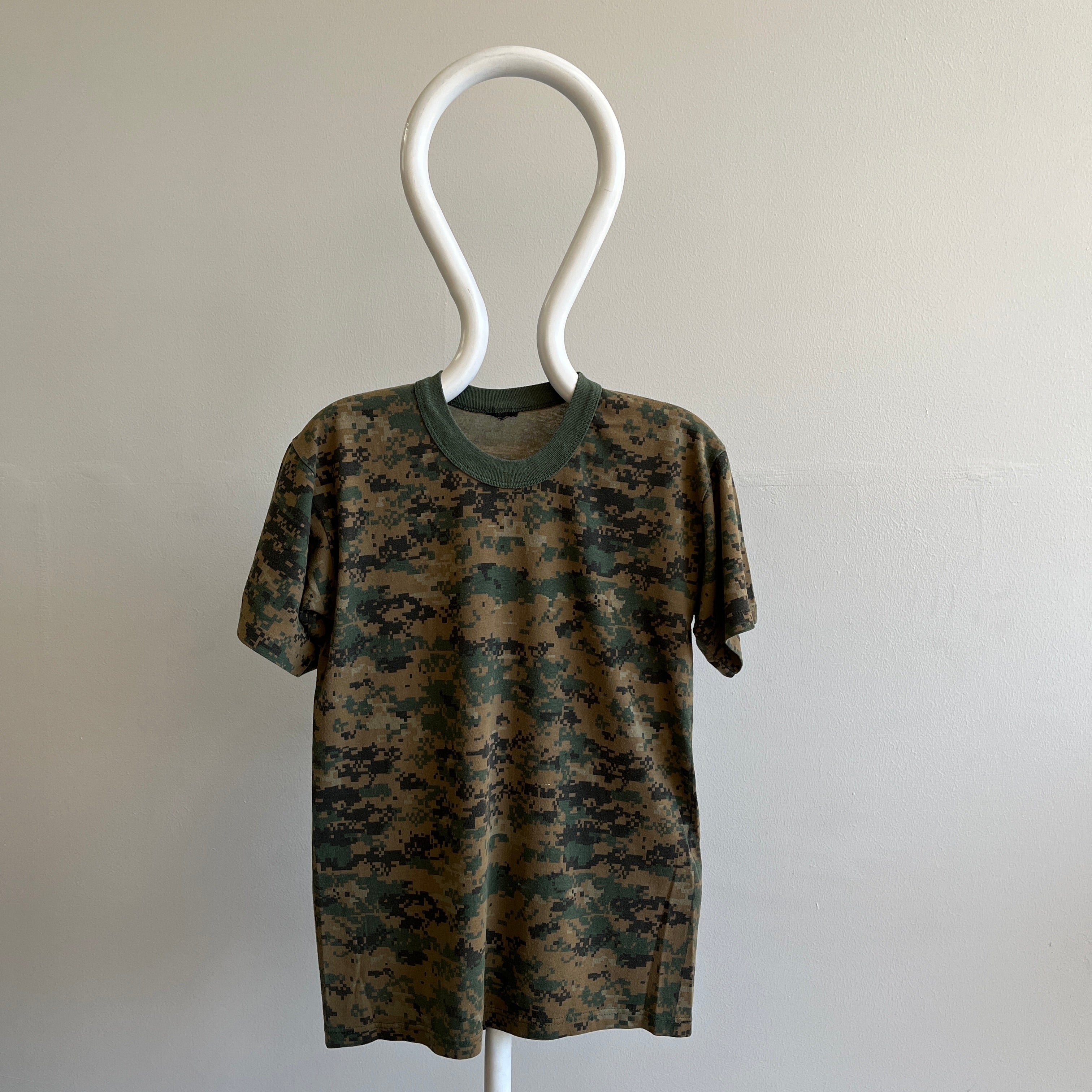 T-shirt camouflage numérique des années 1980/90