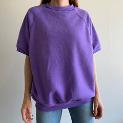 1990s Larger Purple Warm Up Sweatshirt