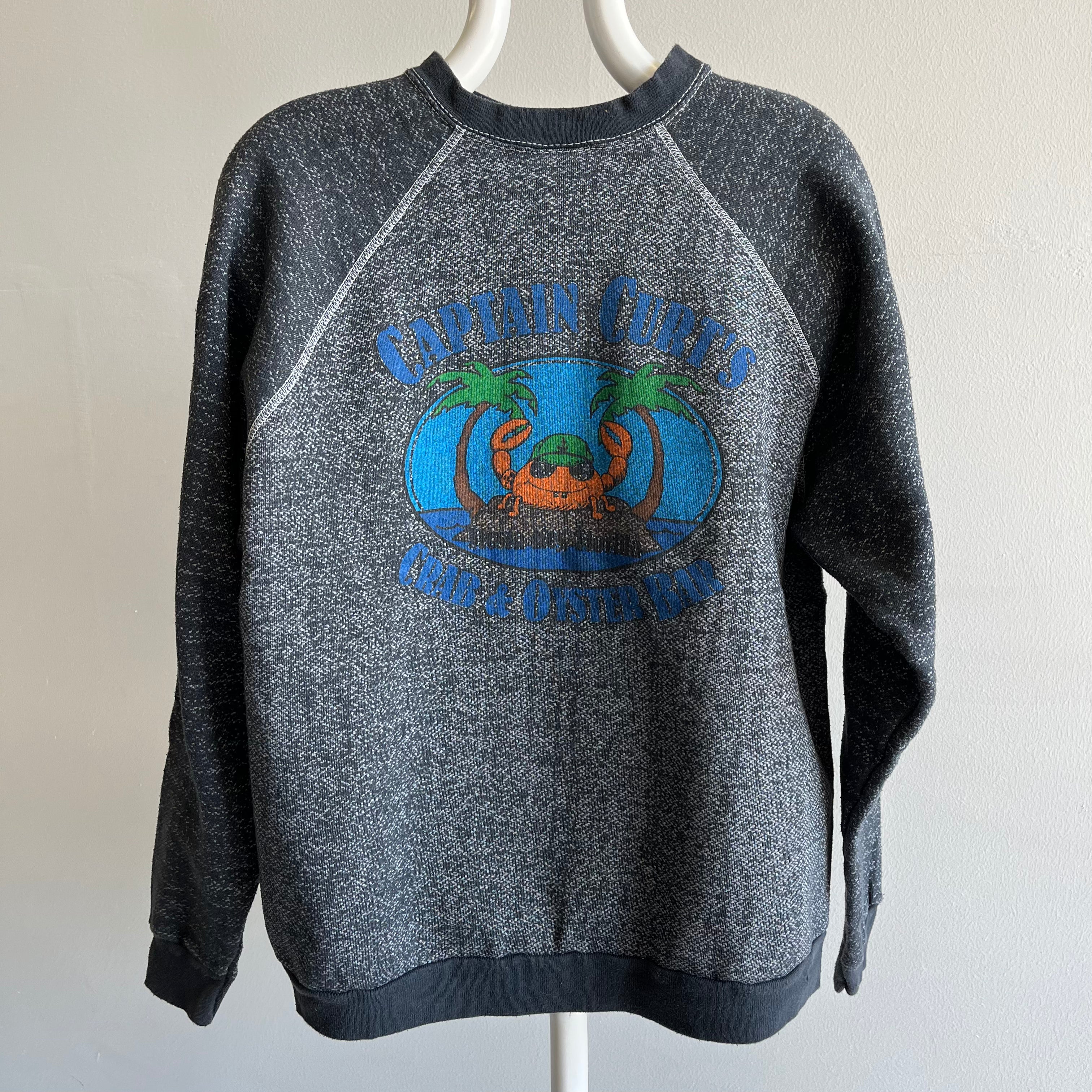 1990s Captain Curt's Crab and Oyster Bar Sweatshirt