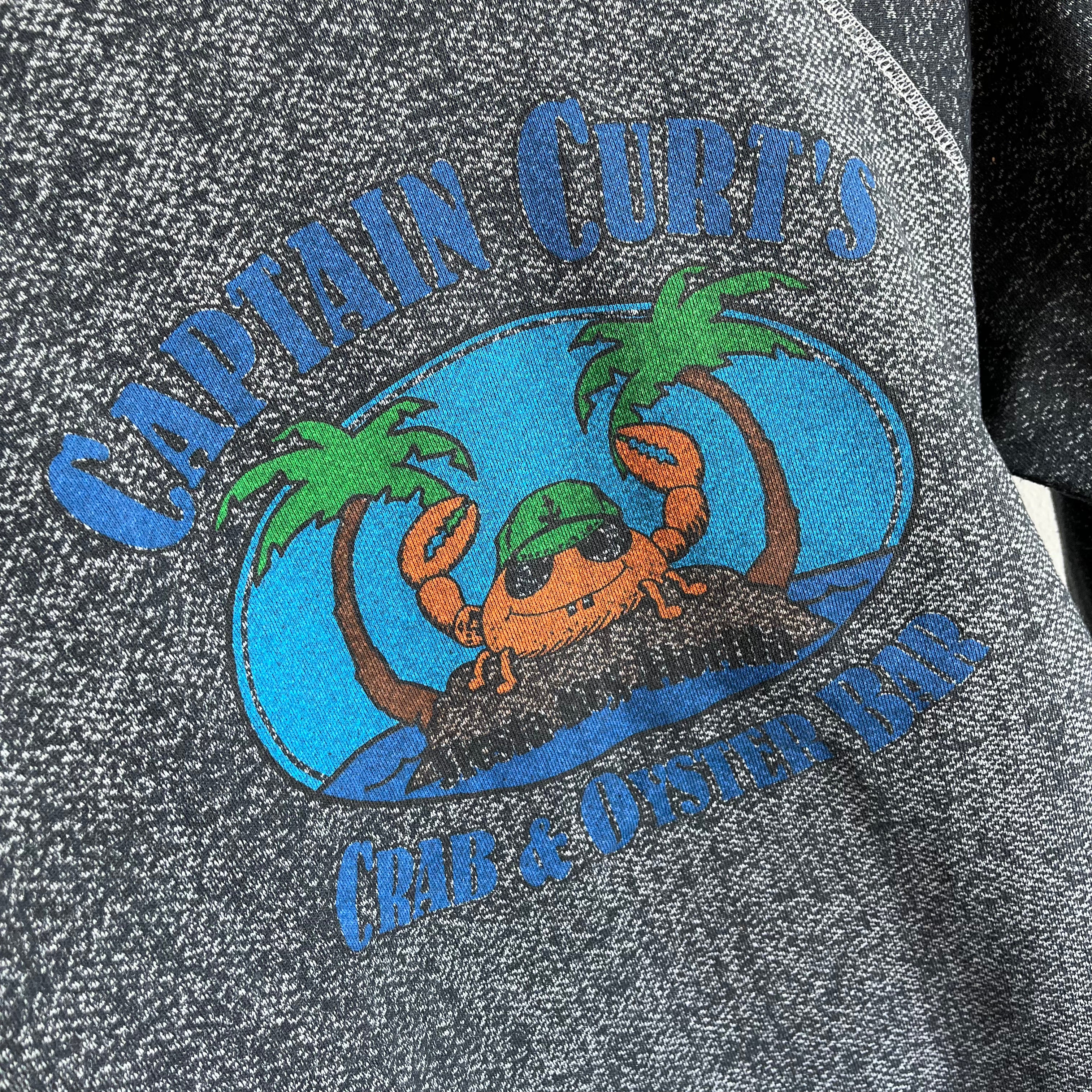 1990s Captain Curt's Crab and Oyster Bar Sweatshirt