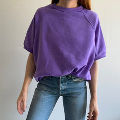 1990s Larger Purple Warm Up Sweatshirt