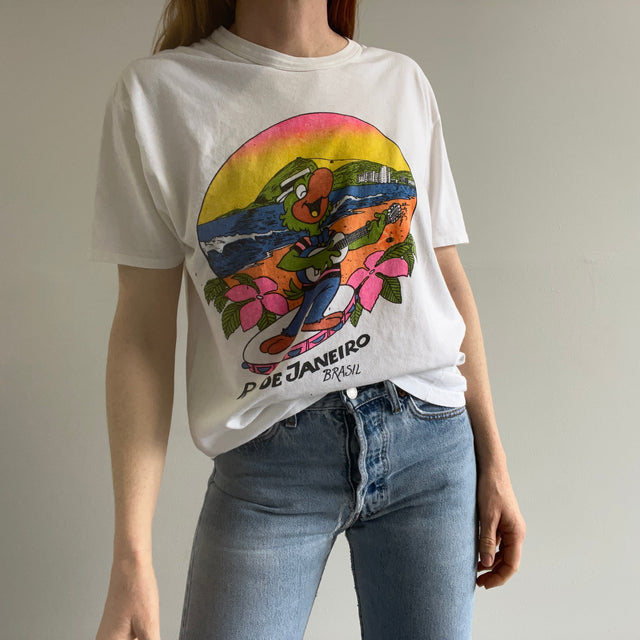 T-shirt graphique RAD des années 1970 à Rio de Janeiro, Brésil - Collection personnelle