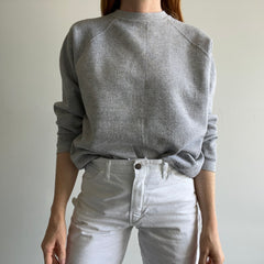 1990s Hanes Her Way Blank Gray Sweatshirt