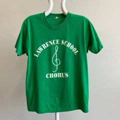 T-shirt Lawrence School Chorus des années 1980 par Screen Stars