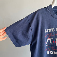 1990s Live For Life Body Shop - Fabriqué aux États-Unis - T-shirt