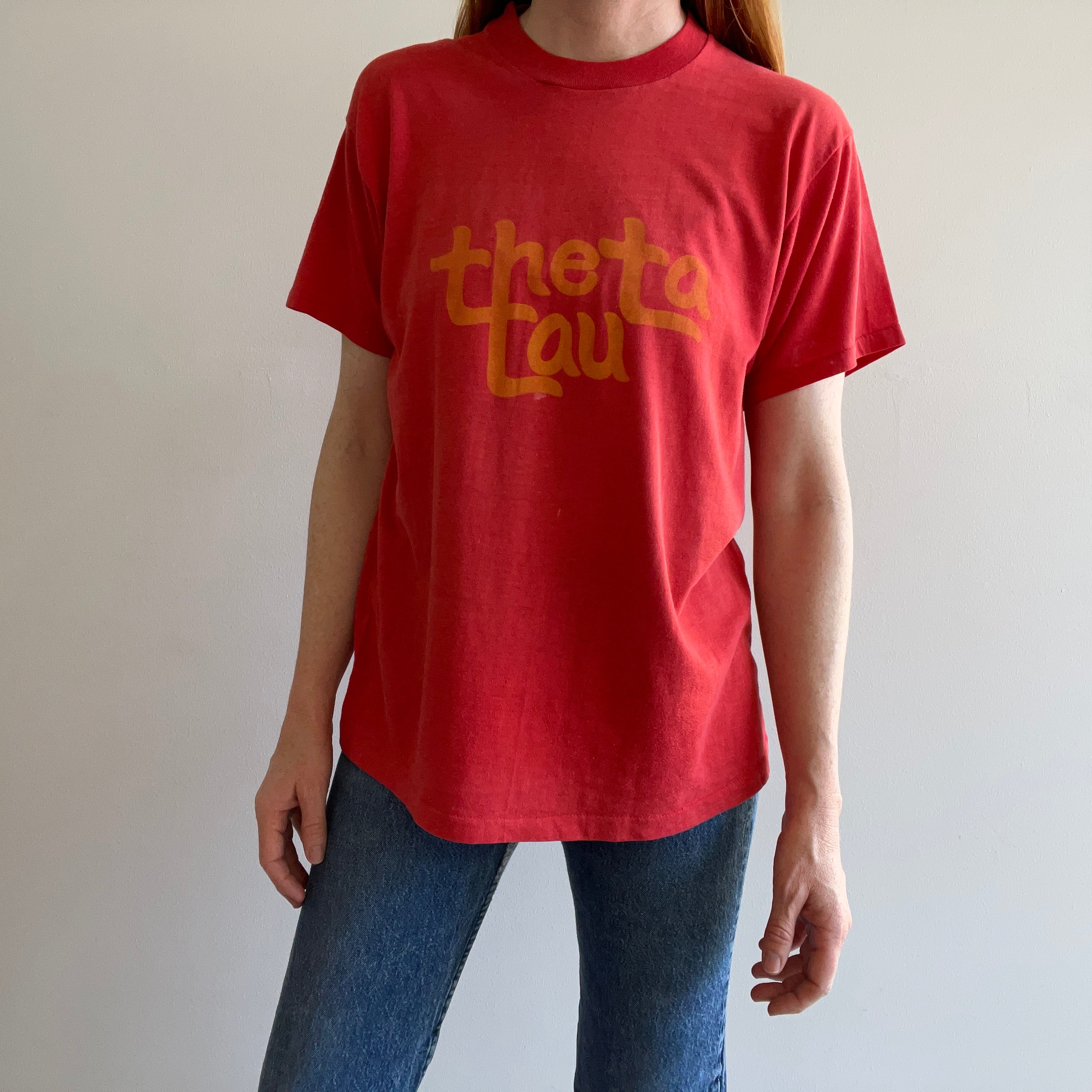 T-shirt Theta Tau Frat des années 1970