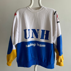1990s University of New Hampshire Sailing Team Color Block Sweatshirt
