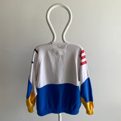 1990s University of New Hampshire Sailing Team Color Block Sweatshirt