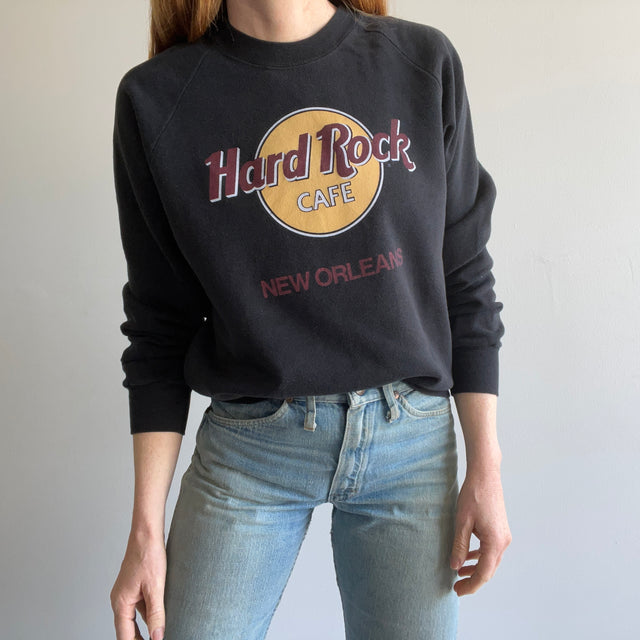 1980s Hard Rock Cafe New Orleans Sweatshirt by Anvil