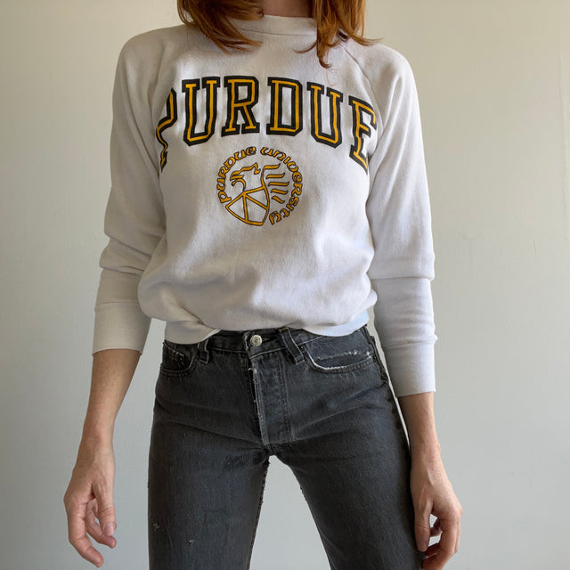 Sweat-shirt Purdue University des années 1980 par Healthknit