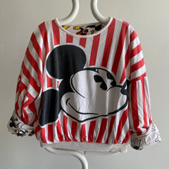 1980s Reversible Mickey Quilted Sweatshirt - WOZERS