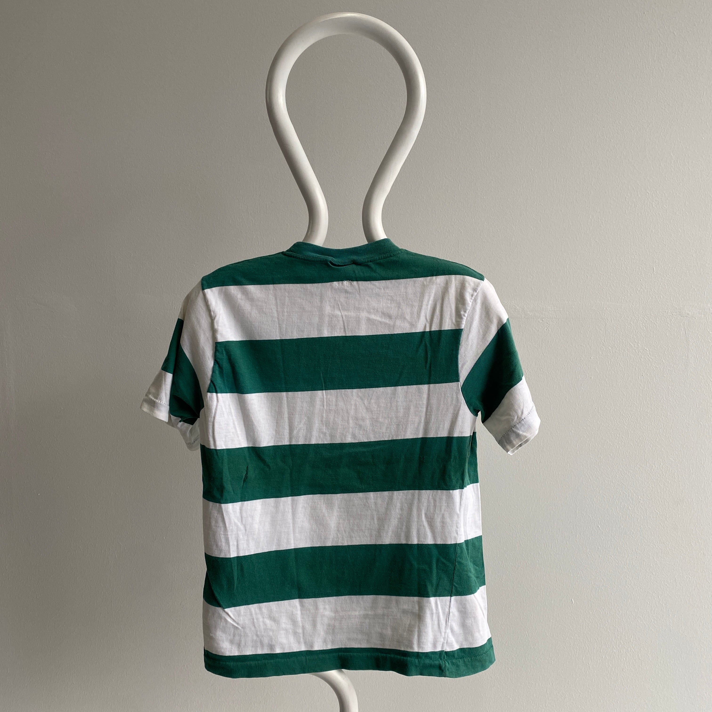 1980s Smaller Size Wide Striped T-Shirt