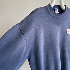 1980/90s DIY General Electric Ultra Sun Faded Russell Brand Sweatshirt