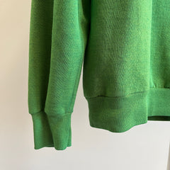 1980s Lime Green Jerzees Sweatshirt - Great Color!
