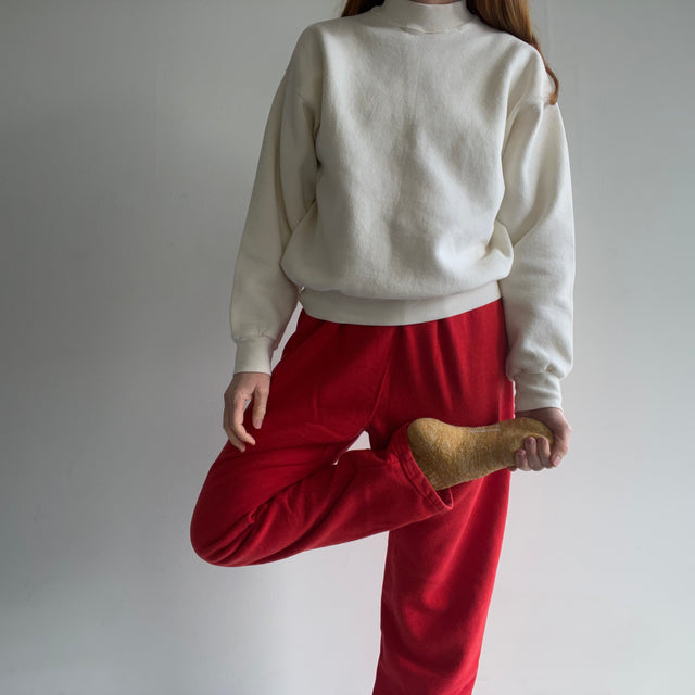 1990s Drop Crotch Blank Red XL Champion Brand Sweatpants