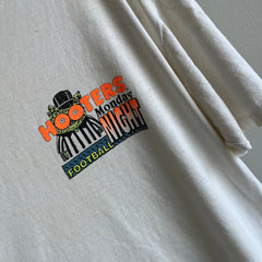 1990s Hooter's Monday Night Football Tattered and Worn T-Shirt