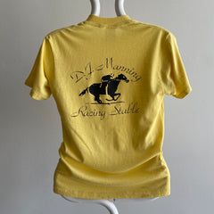 Années 1970 DJ Manning Racing Stable Backside T-shirt graphique