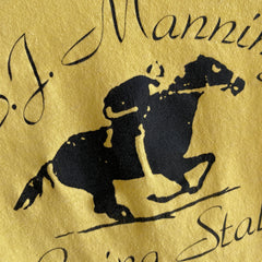 1970s D.J. Manning Racing Stable Backside Graphic T-Shirt