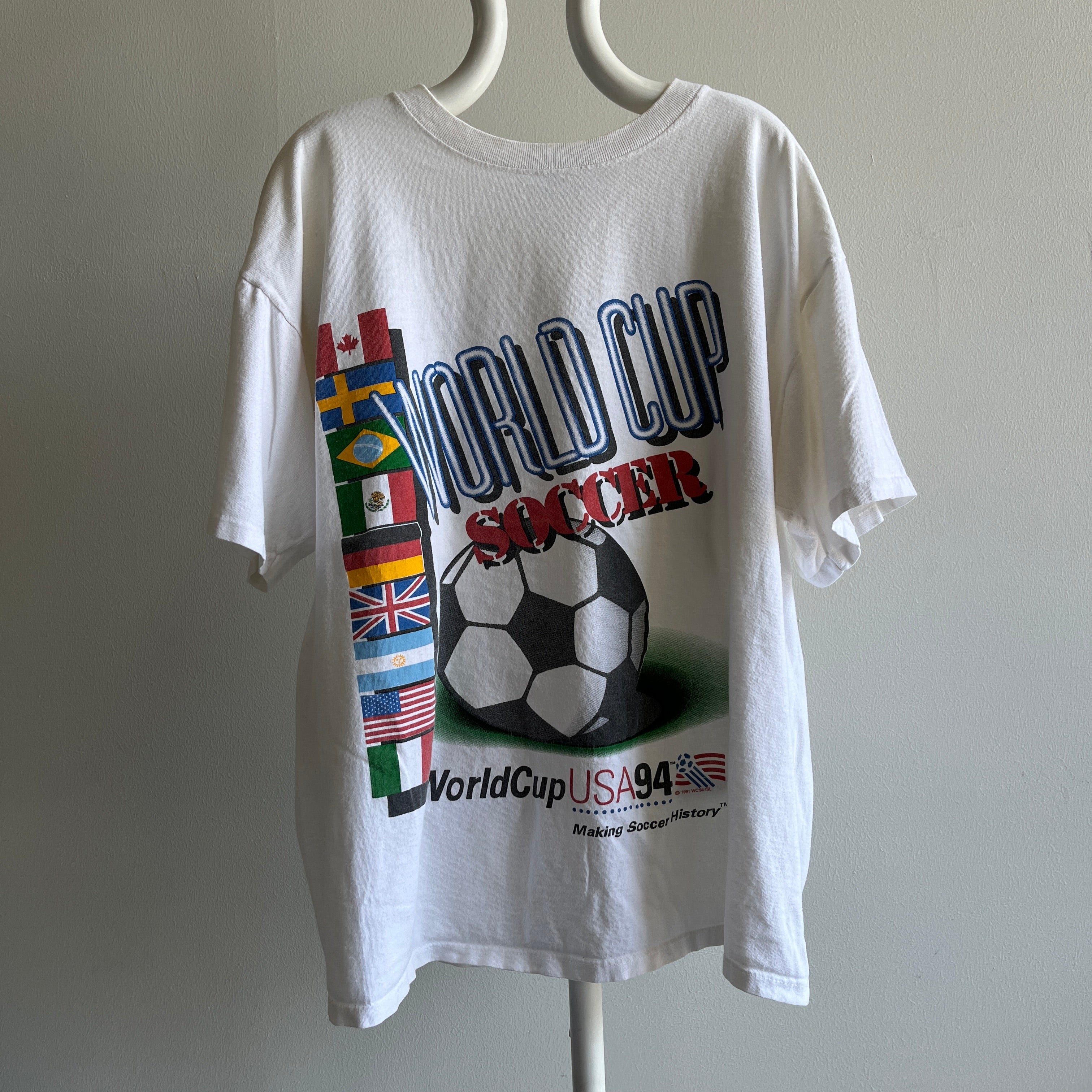 Vintage World Cup Soccers USA 1994 Sweatshirt Crewneck 