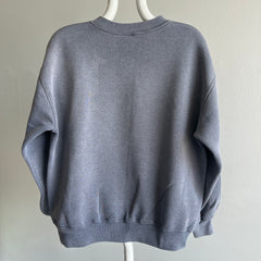 1990s Russell Brand Deep Gray Single V Sweatshirt