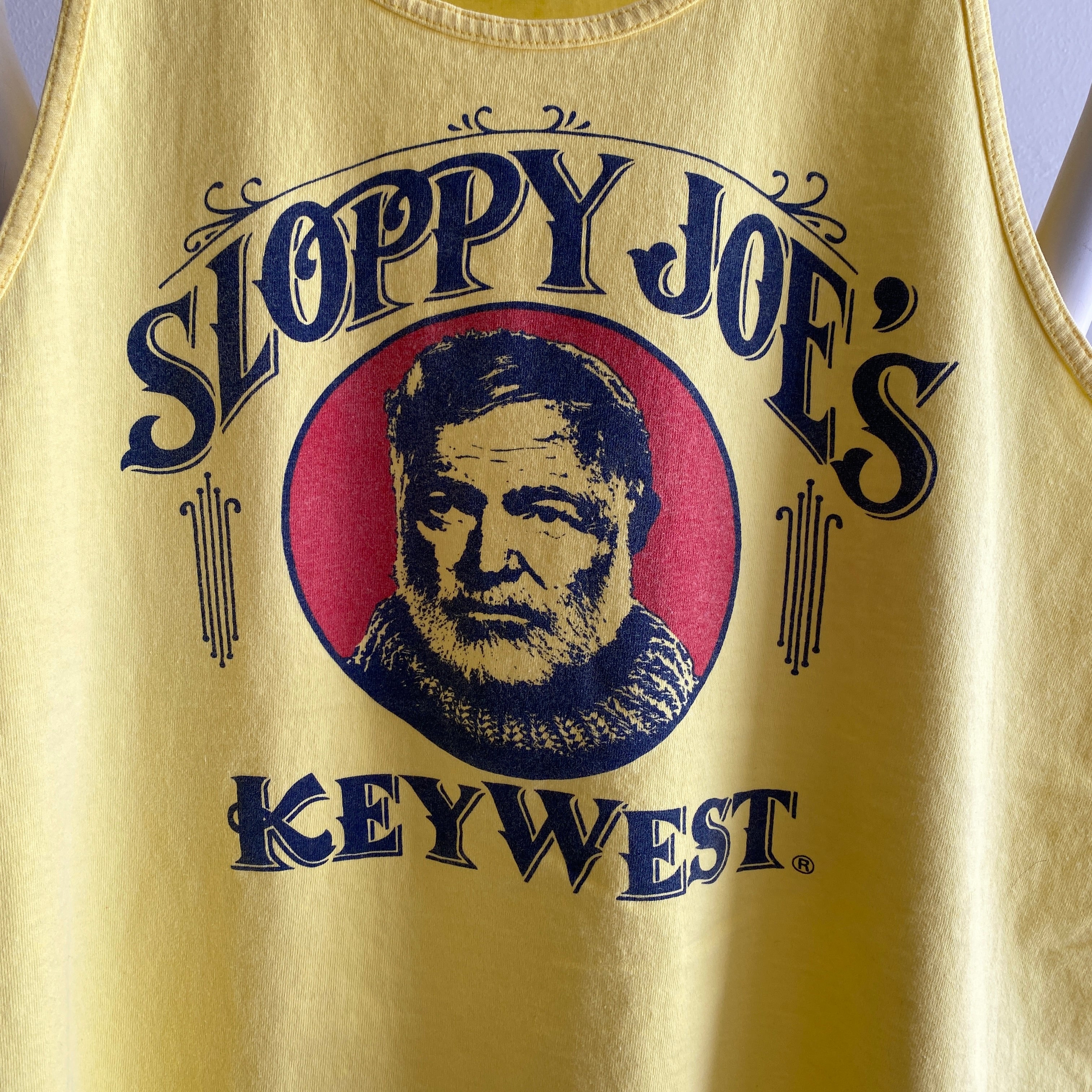 1990s Sloppy Joe's Key West Cotton Tank Top by Oneita