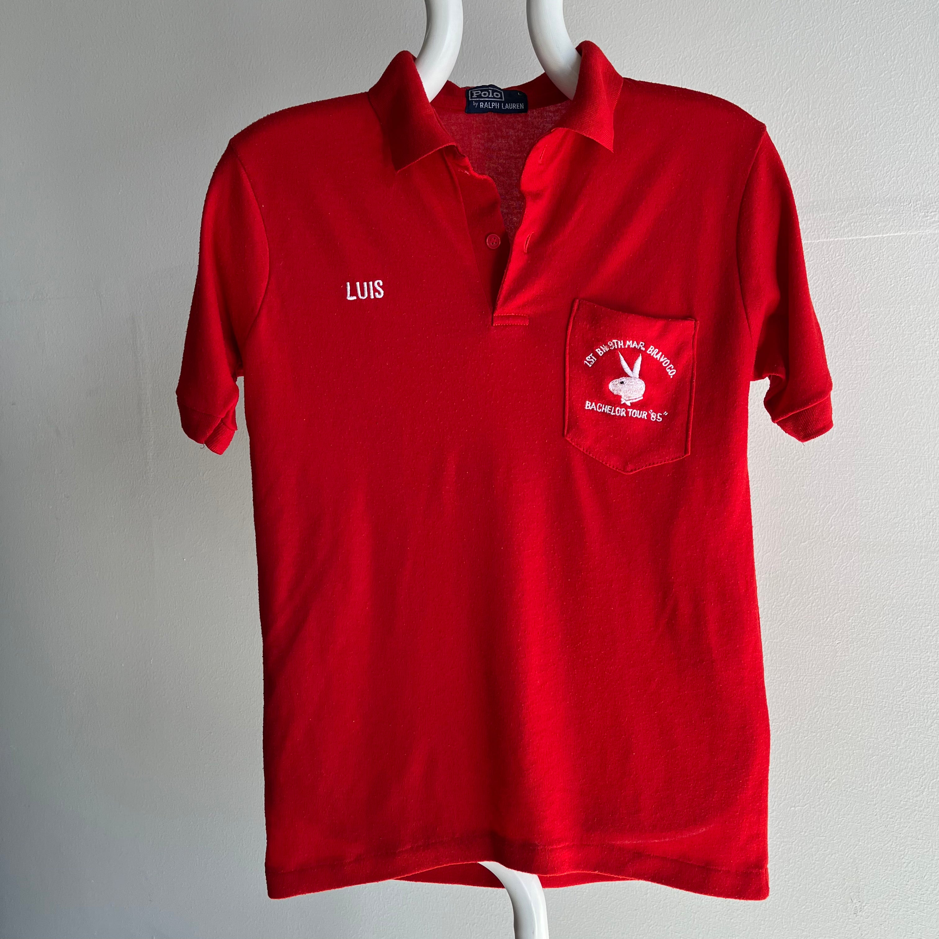 T-shirt polo brodé 