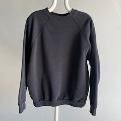 1980/90s Bleach Stained Blank Grey/Black Raglan par Ultra Fleece