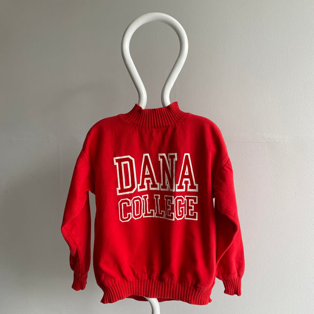 1980/90s Jansport Dana College Sweat-shirt structuré léger à col montant