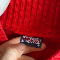 1980/90s Jansport Dana College Mock Neck Lightweight Structured Sweatshirt