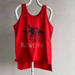 1988 Budweiser Cyclist Tank Top avec dos plus long par Artex - WOWZA