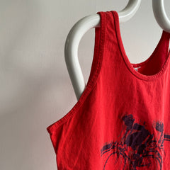 1988 Budweiser Cyclist Tank Top avec dos plus long par Artex - WOWZA