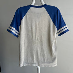 GG 1970s Blue Nun Wine Super Stained Baseball T-Shirt