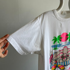 1980s Sun Your Buns in Cancun Tourist T-Shirt