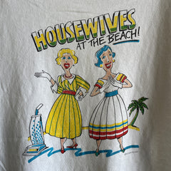 Femmes au foyer des années 1980 à la plage - !!!!