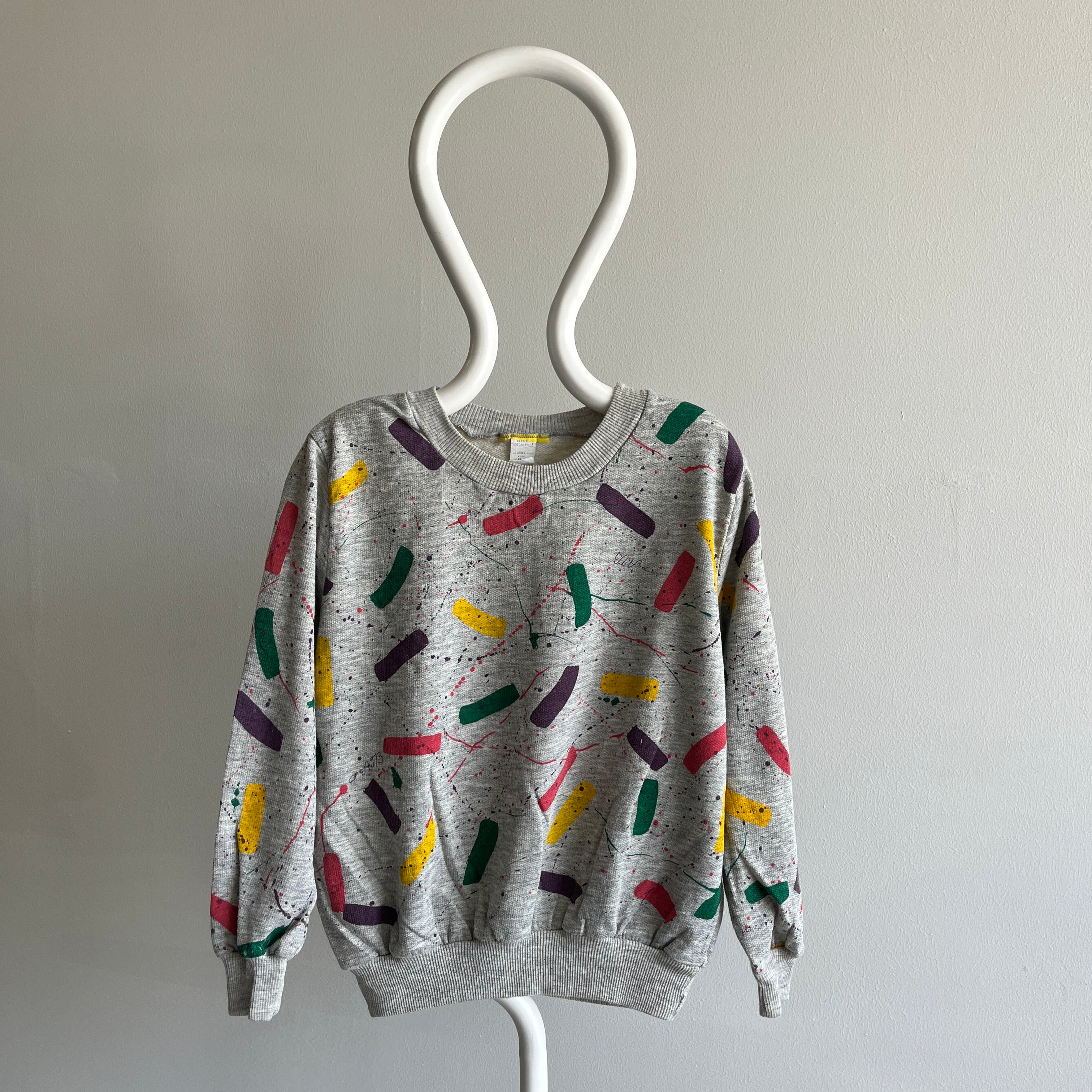 1980s Graphic Sweatshirt - Very Very Eighties!!