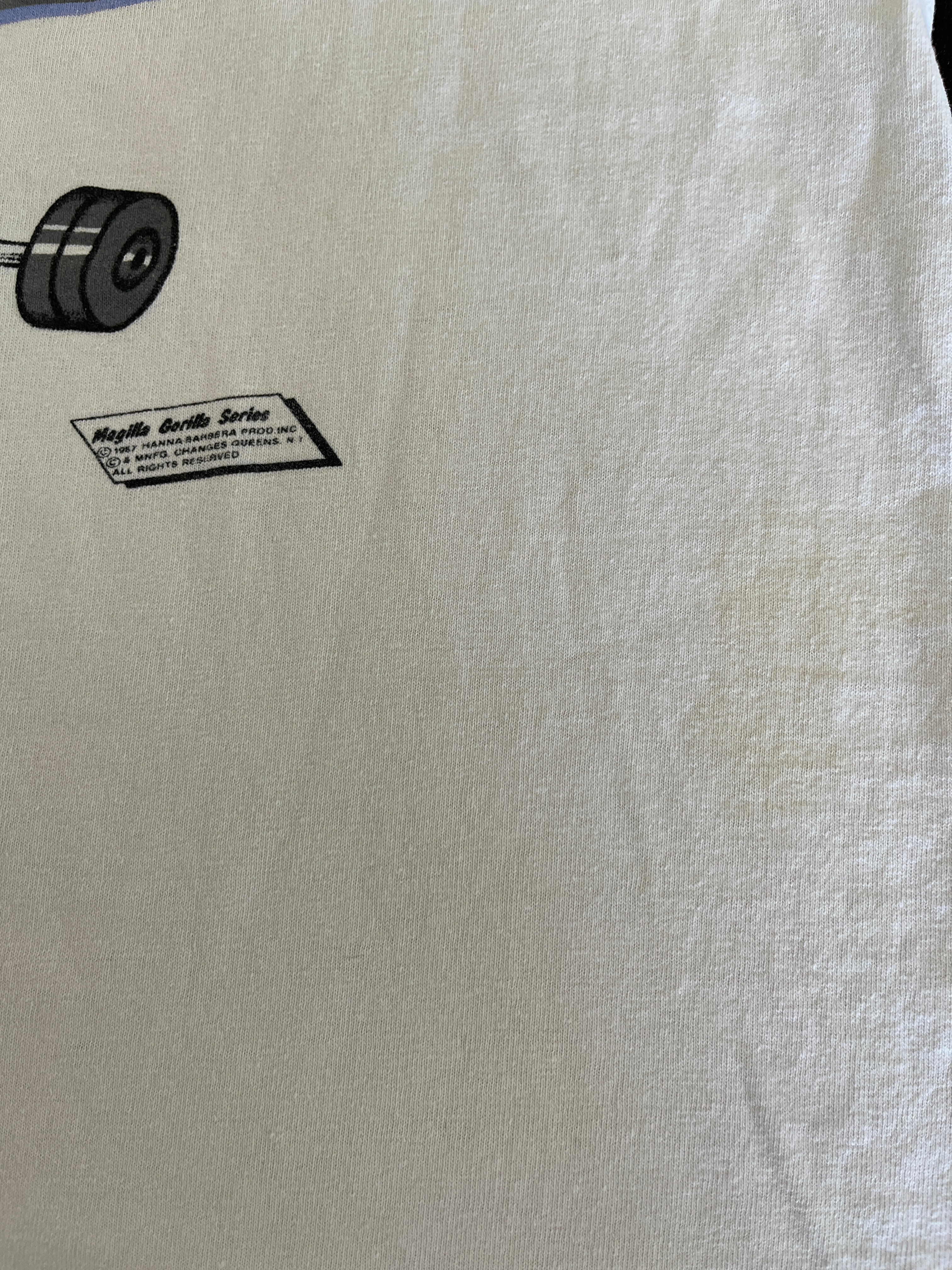 1987 Magilla's Gym Cut Neck T-Shirt