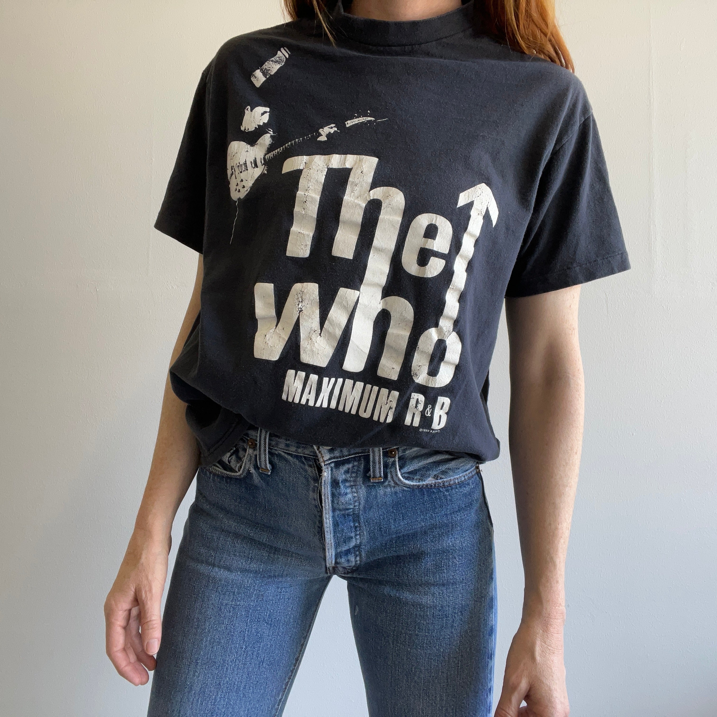 1989 The Who Maximum R&B Cotton T-Shirt- USA MADE - WOW!!!!