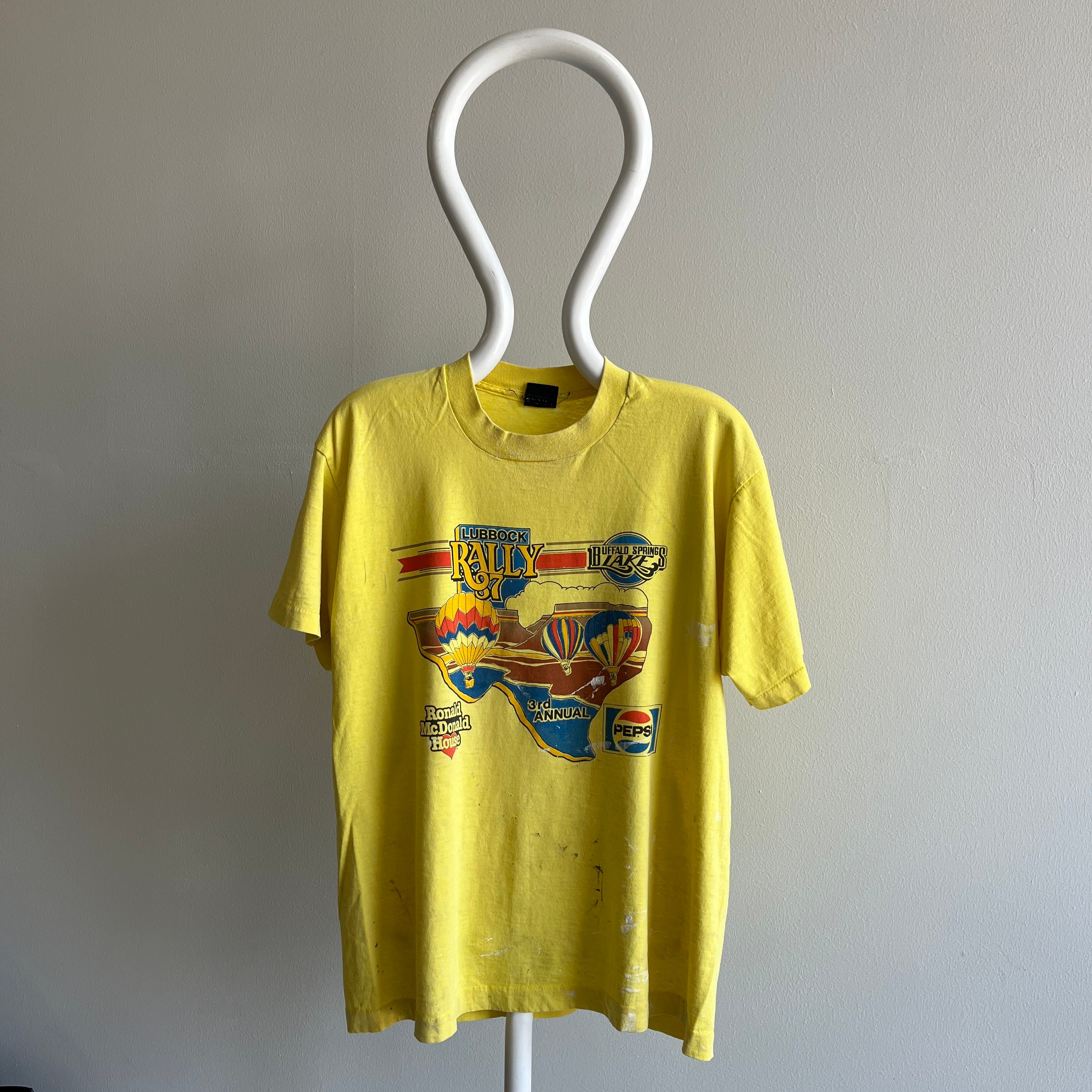 1987 Lubbock Rally Beat Up T-Shirt