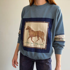 1980s Quarter Horse Crafty Sweatshirt - WOAH