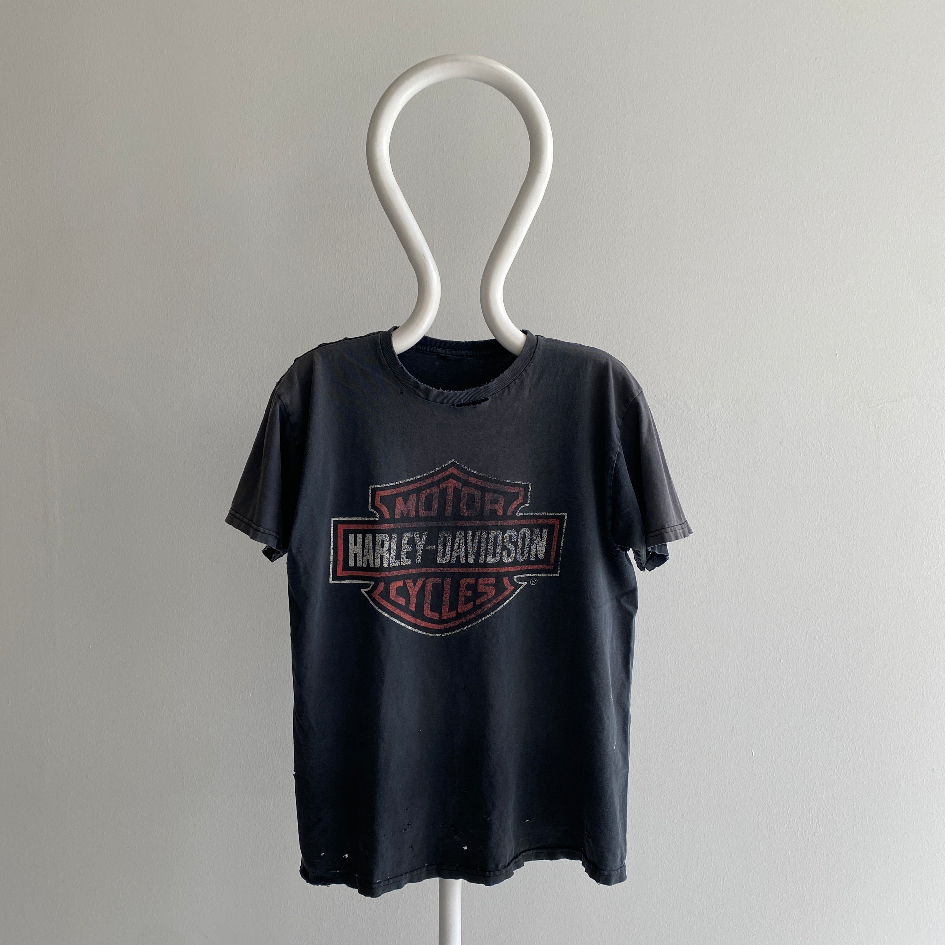 2000s Tattered, Torn, Faded, Worn - All The Things - Harley T-Shirt