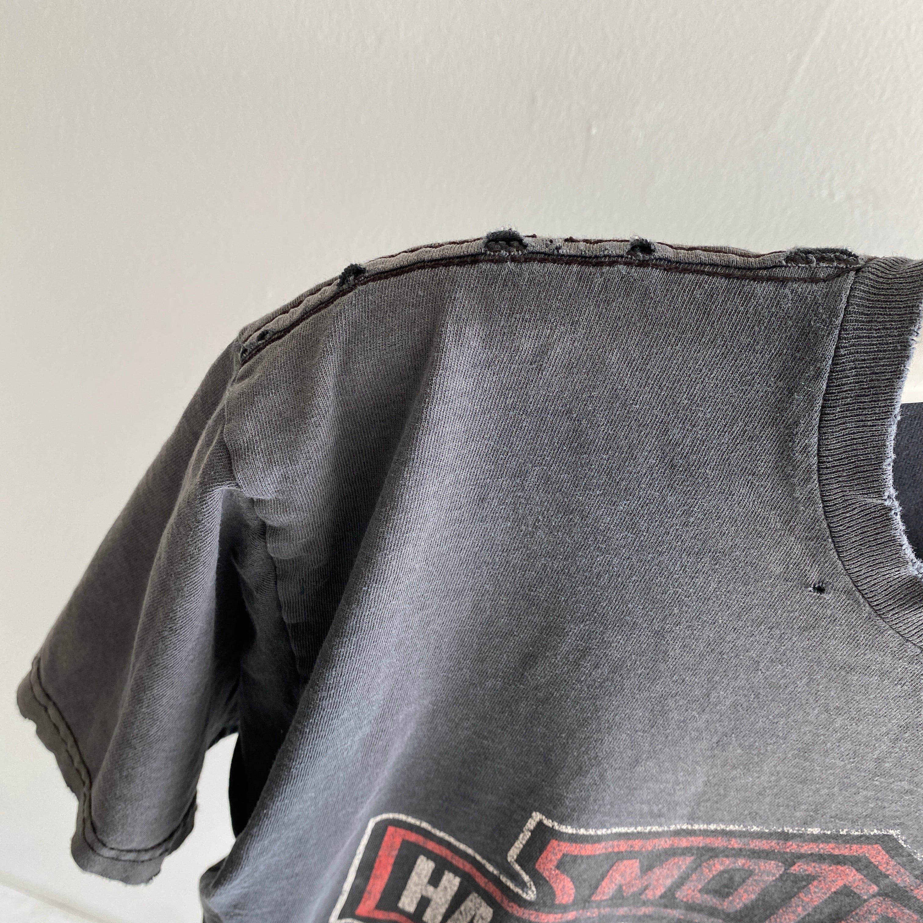 2000s Tattered, Torn, Faded, Worn - All The Things - Harley T-Shirt