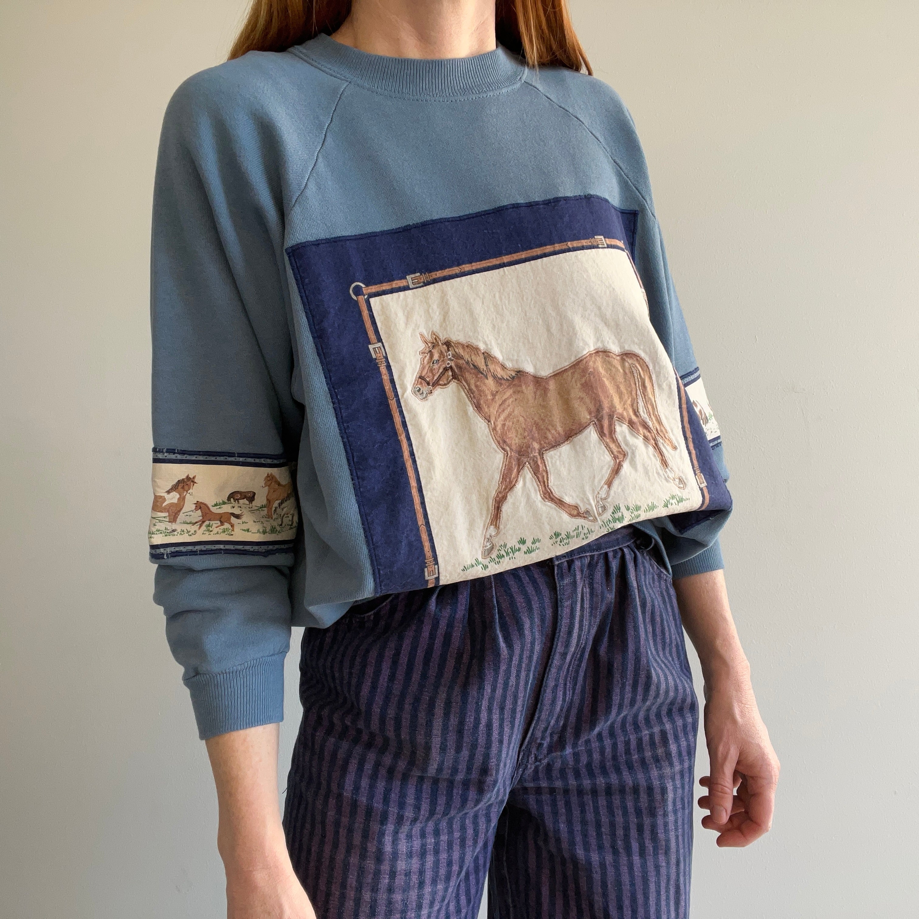 1980s Quarter Horse Crafty Sweatshirt - WOAH