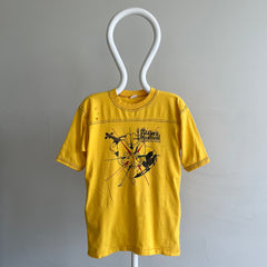 1970s Old Fiddler's Festival - Stinton, Texas - Football Style T-Shirt