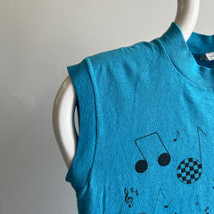 1988 Music Note Muscle Tank par Ched