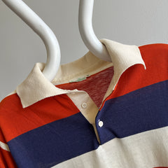 1970s Kings Road Striped Polo T-Shirt