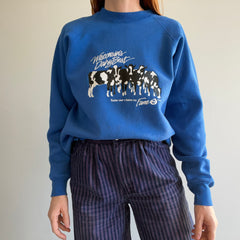 1980s Wisconsin's Dairy Best - Taste Our Claim To Fame - Cow Sweatshirt by FOTL